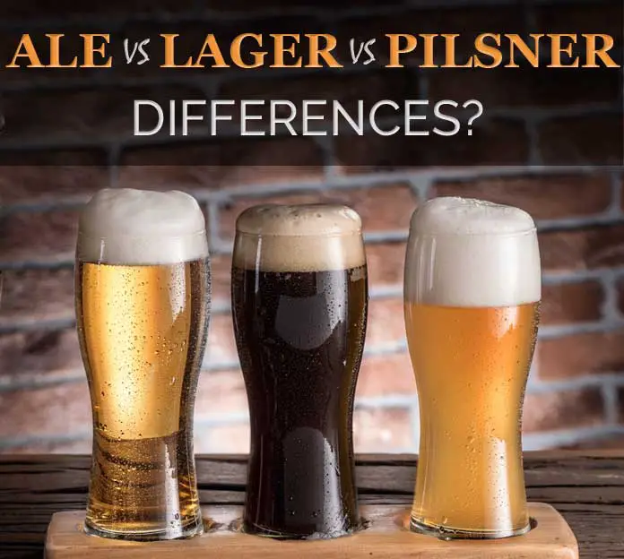 Ale vs Lager vs Pilsner Beer