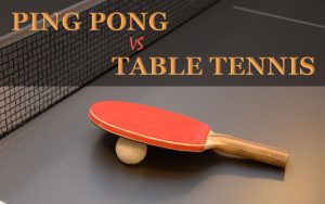 Diferences between table tennis and ping pong